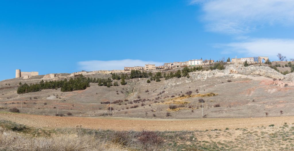 Vista de Medinaceli, Soria, España